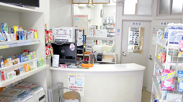 みのり調剤薬局の受付/カウンター