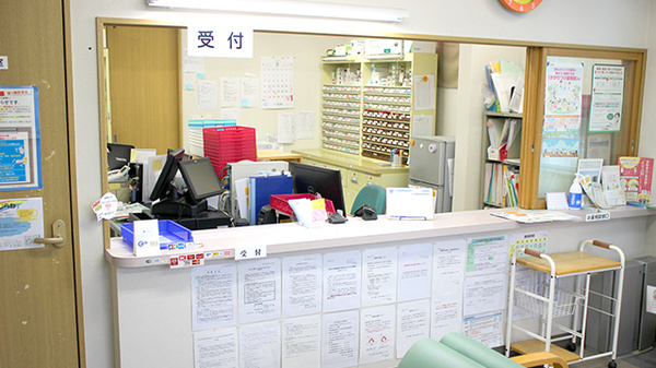 あおば薬局の受付/カウンター