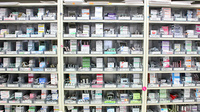 パール薬局　柴又店の薬棚