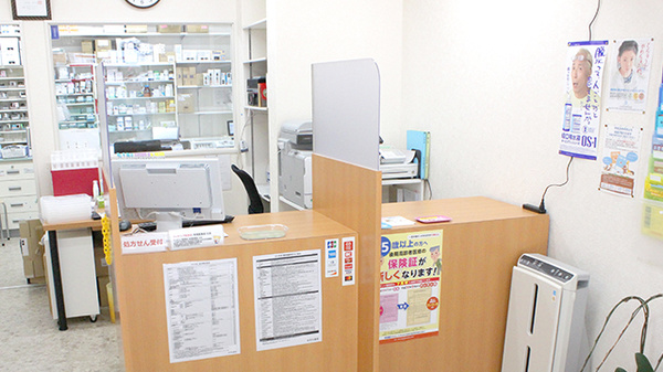 のぞみ薬局の受付/カウンター