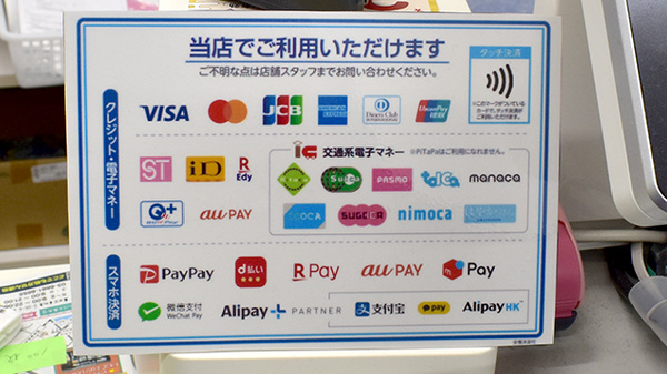 薬局トモズ 向島店のクレカ/電子マネー/スマホ決済対応