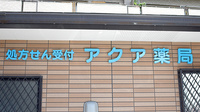 アクア薬局の看板