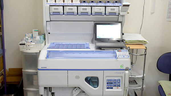 秋桜薬局の調剤器具