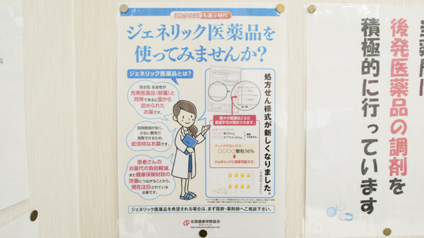 きたがた調剤薬局のジェネリック対応