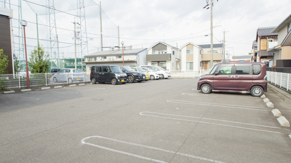 きたがた調剤薬局の駐車場