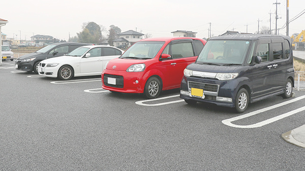 うさぎ薬局の駐車場