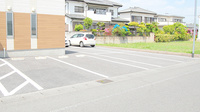 ふきあげ薬局の駐車場