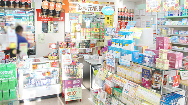 ワカバ薬局の受付/カウンター