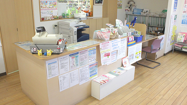 いちご薬局の受付/カウンター