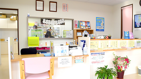トマト調剤薬局 田宮店の受付/カウンター