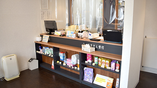 くすりのおうち湘南薬局の受付/カウンター