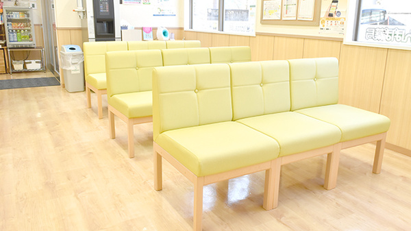 たんぽぽ薬局　吉野店の待合スペース