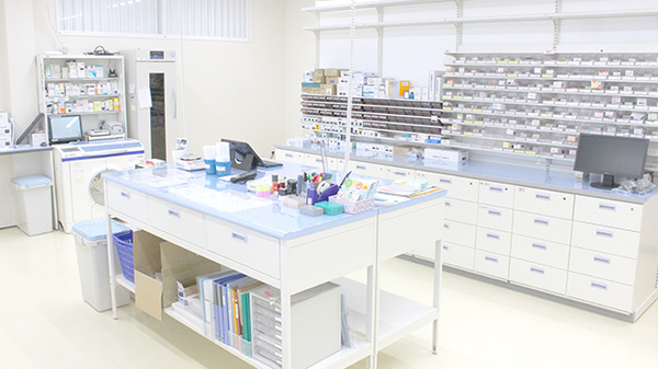 マルエ薬局前橋天川原店の調剤室