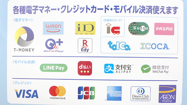 マルエ薬局並榎店のクレカ/電子マネー対応