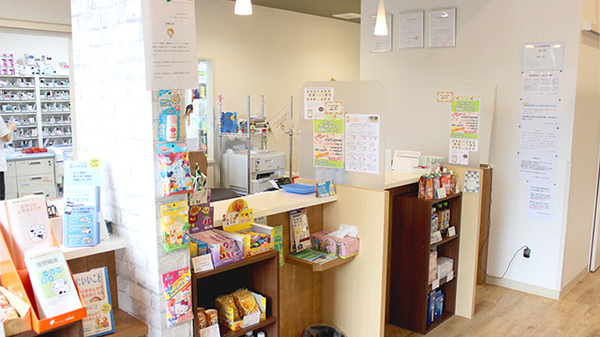 コムファ薬局　つくばみどりの店の受付/カウンター