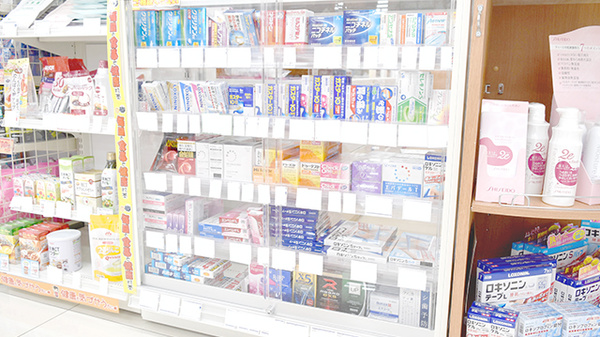 調剤薬局ツルハドラッグ上溝店の一般医薬品