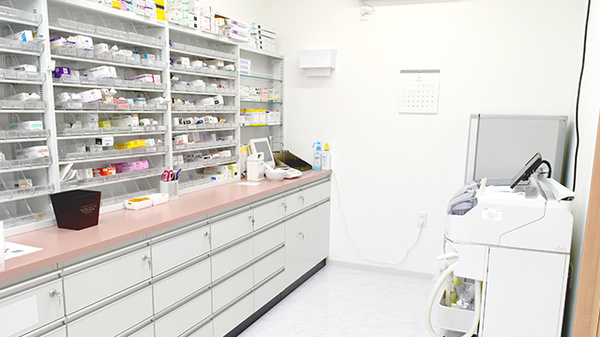 伊勢調剤薬局　一之木店の調剤室