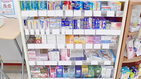 調剤薬局ツルハドラッグ苫小牧弥生店の一般医薬品