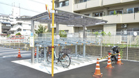 調剤薬局ツルハドラッグ伏見直違橋店の駐輪場