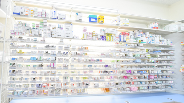 ウェルネス薬局大東店の薬棚