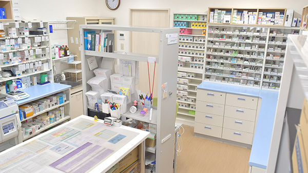 ドレミ薬局連島店の調剤室