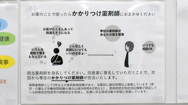 あかね薬局北川添店のかかりつけ薬局対応