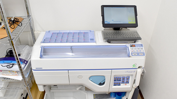 緑の郷ゲート薬局の調剤器具
