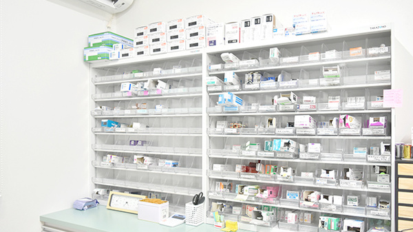 加地薬局鳴門店の薬棚