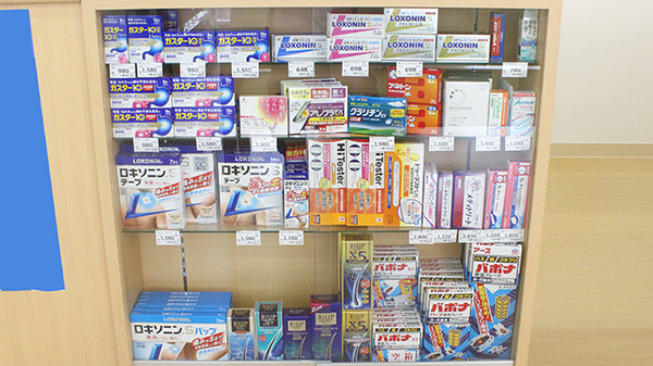 モリキ諏訪城南薬局の一般医薬品