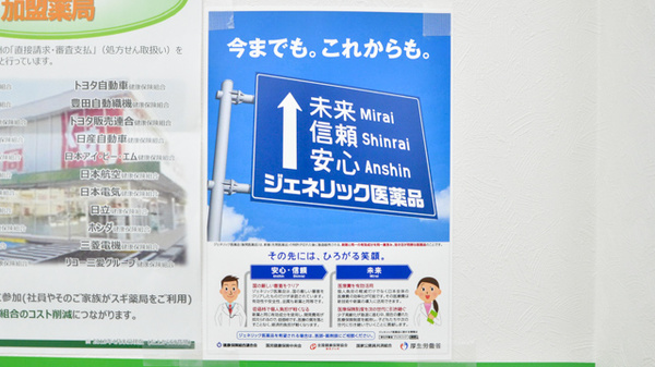 スギ薬局　平野西店のジェネリック対応