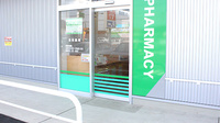 セキ薬局　新杉戸店の入口