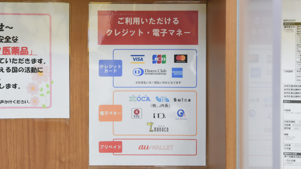 キリン堂薬局　城東今福西店のクレカ/電子マネー/スマホ決済対応