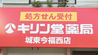 キリン堂薬局　城東今福西店の看板