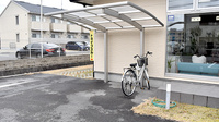 ひやくセンター薬局の駐輪場