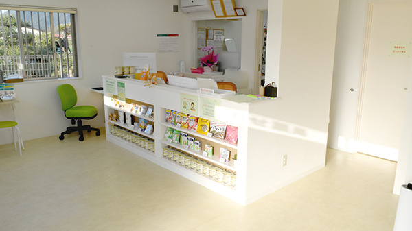 ちとせ薬局の受付/カウンター