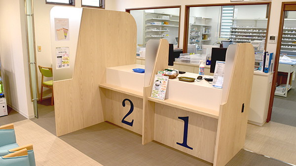 大賀薬局　大野城大城店の受付/カウンター