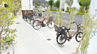 サンキ薬局幸町店の駐輪場