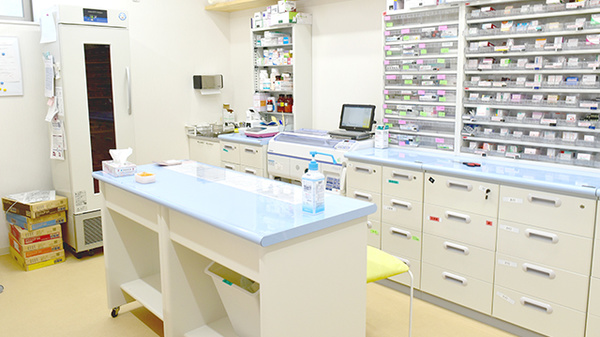 やまびこ薬局の調剤室