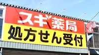 スギ薬局　新井薬師駅前店の看板