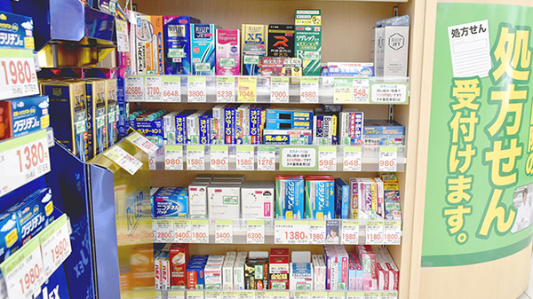 スギ薬局　小平東店の一般医薬品