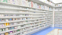 スギ薬局　小平東店の薬棚