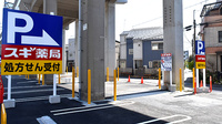 スギ薬局　上小田中店の駐車場