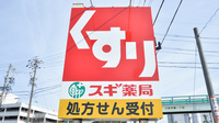 スギ薬局　小牧中央店の看板