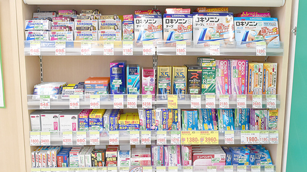 スギ薬局　恩多町店の一般医薬品