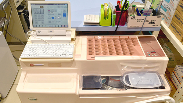 スギ薬局　ニュー新橋ビル店の調剤器具