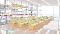 スギ薬局　名古屋大学病院店の待合スペース