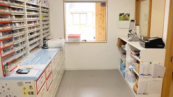 アクト調剤薬局 笹谷店の調剤室