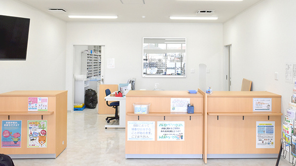 サン薬局　北大和店の受付/カウンター