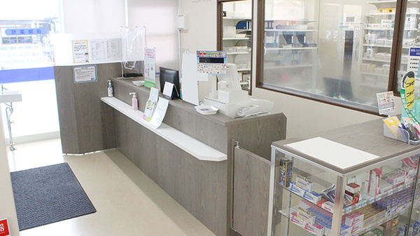 マルエ薬局　昭和店の受付/カウンター