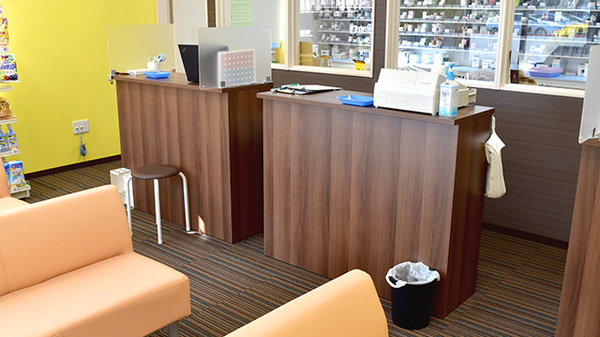 大信薬局 朝倉店の受付/カウンター